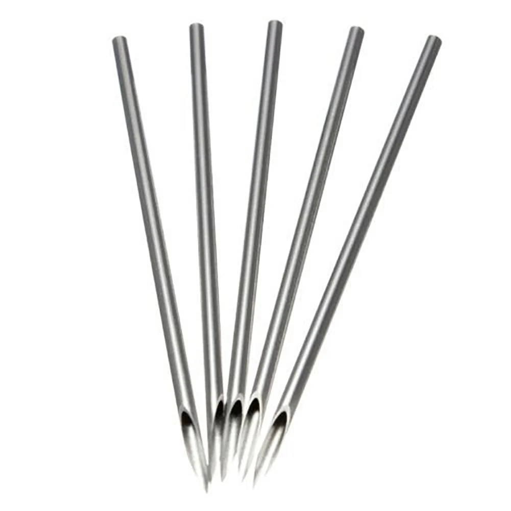 10Pcs Disposable Sterile Body Piercing Needles for Navel Nipple Ear Nose Lip Tattoo Needles makeup 12/14/16/18/20G High Quality