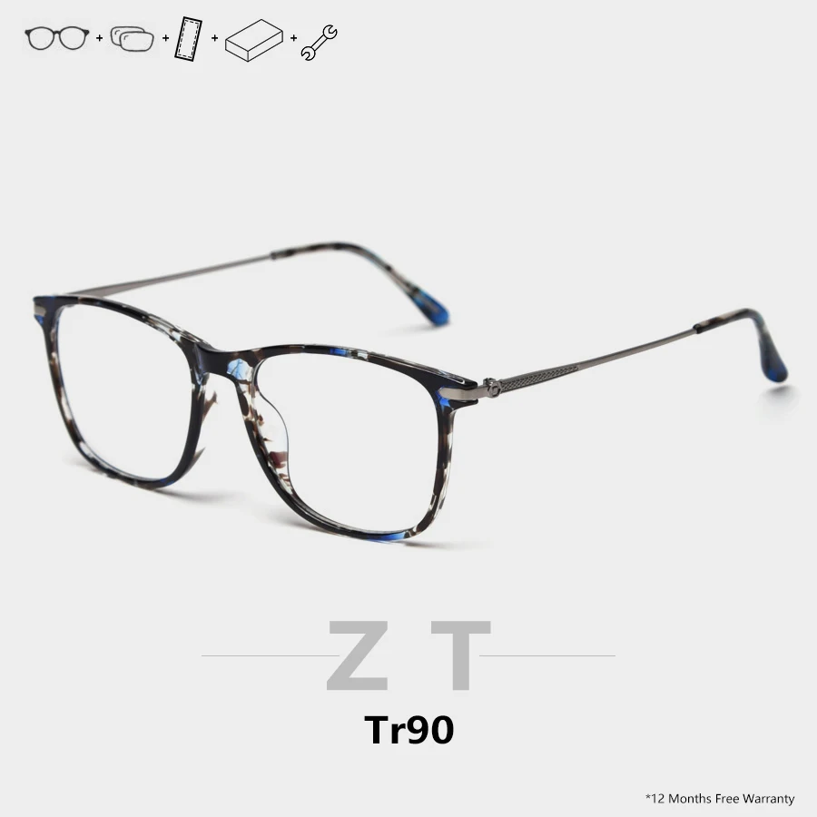 

ZT Titanium Progressive Glasses Lunettes Frame Okulary Korekcyjne Square Ultralight Eye Myopia Prescription Eyeglasses