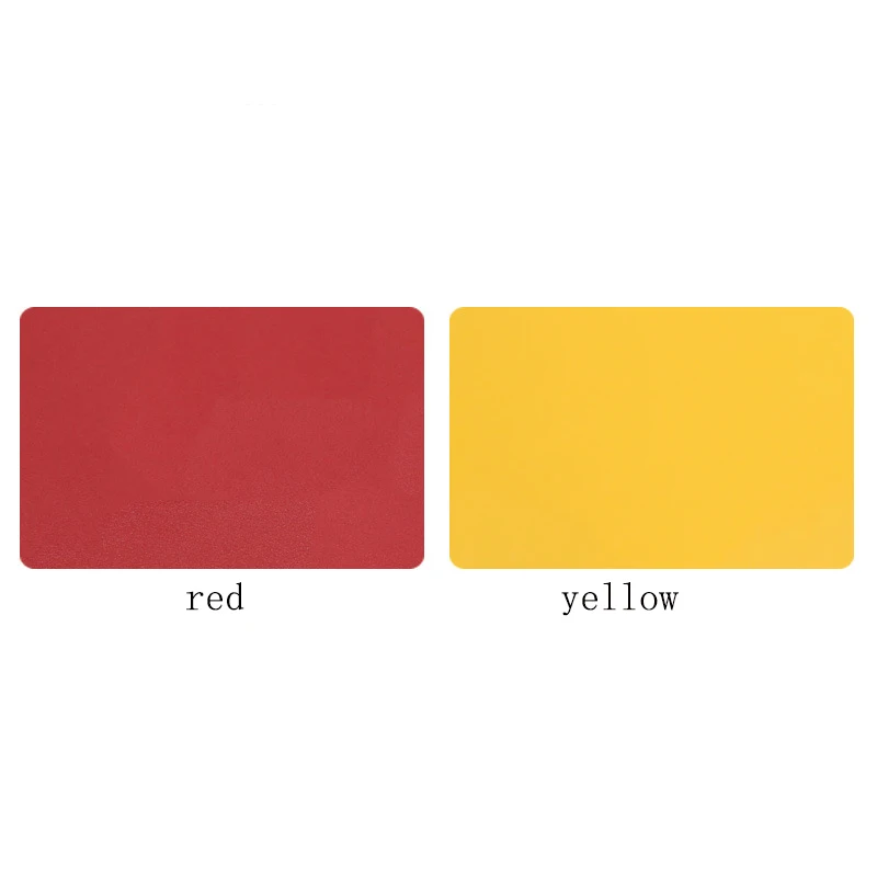 red-yellow Двойной коврик для мыши простой кожаный игровой коврик для ноутбука маленький Настольный коврик маленький водонепроницаемый кожаный коврик для мыши для девочки 270x210 300x240 мм - Цвет: red-yellow