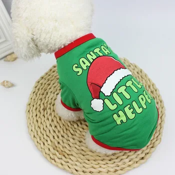 

Pet Cat Clothes Winter Dog Clothes For Small Dog Vest Pet Clothing Puppy T-shirt Chihuahua Chiwawa Costume Apparel Pet Christmas