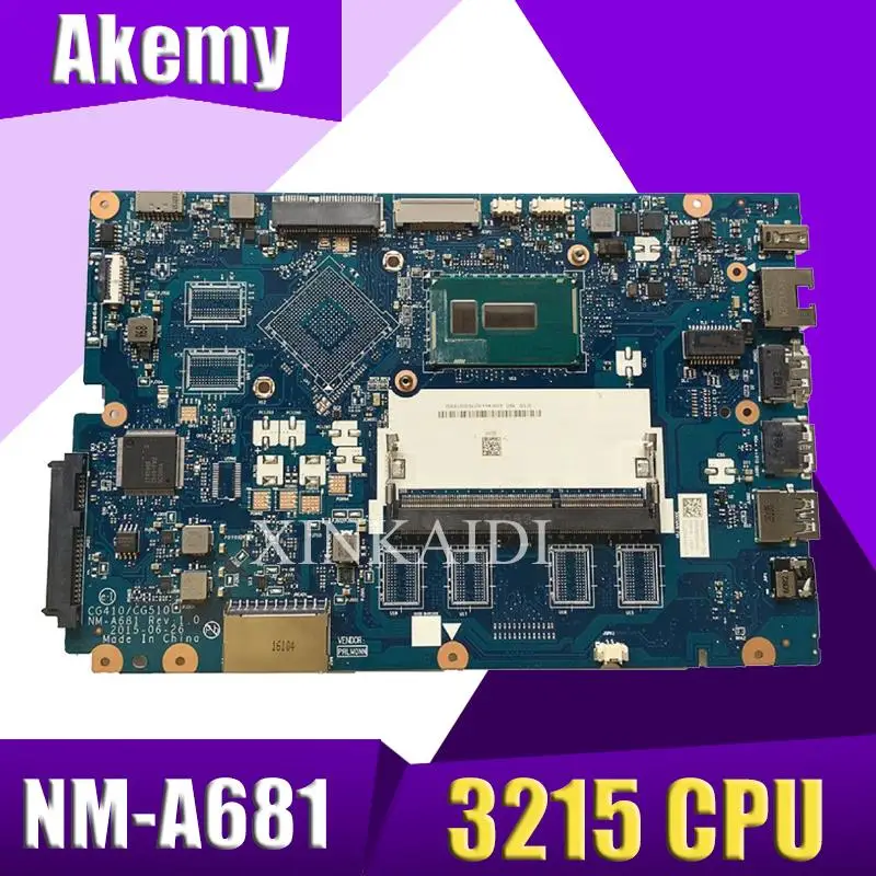 Бесплатная доставка Для For Lenovo Ideapad 100-15IBD 100 15IBD CG410/CG510 NM-A681 Материнская плата