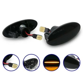 

2 Pieces Car Led Side Marker Turn Signal Light For Nissan Cube Evalia Juke F15 X-trail T31 Navara D22 Qashqai J10 March
