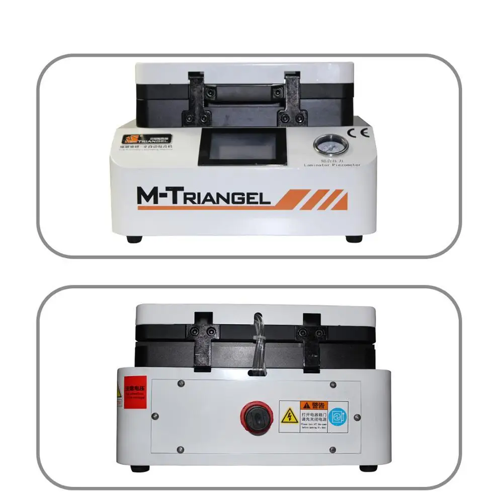  M-triangel 7 Inch Lcd Vacuum Laminating And Bubble Remover Machine Oca Automatic Flat Screen For Ip