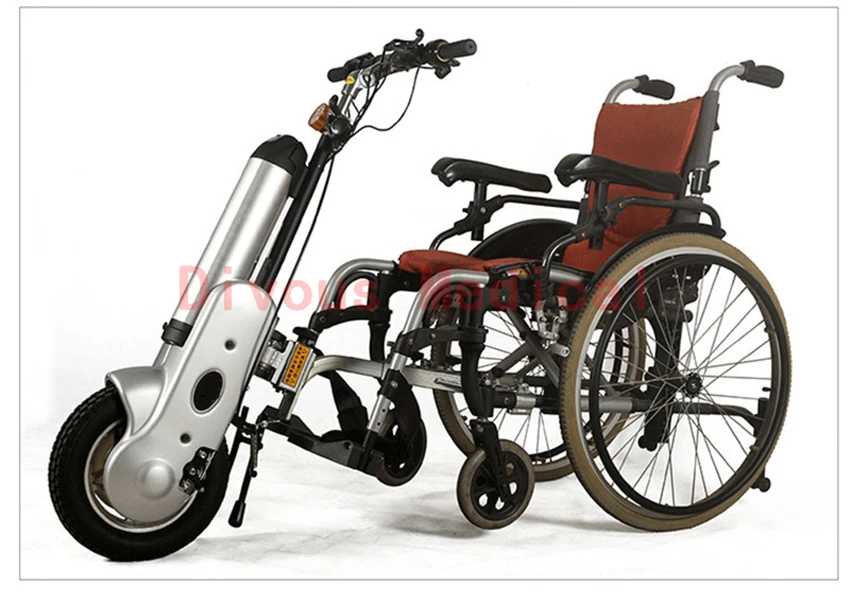 High Quality 36V15AH 12Inch Electric Handbike Wheelchair Trailer Battery Power Handcycle Disabled 6