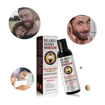 

Men Beard Washing Shampoo Deep Cleansing Nourish Natural Repair Activation GXMC