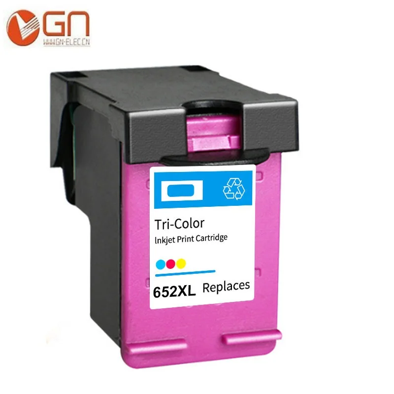 1C GN заправка 652 Замена для hp 652XL 652 чернильный картридж XL для hp Deskjet 1115 1118 2135 2136 2138 3635 3636 3835 4536 принтер - Цвет: 1C