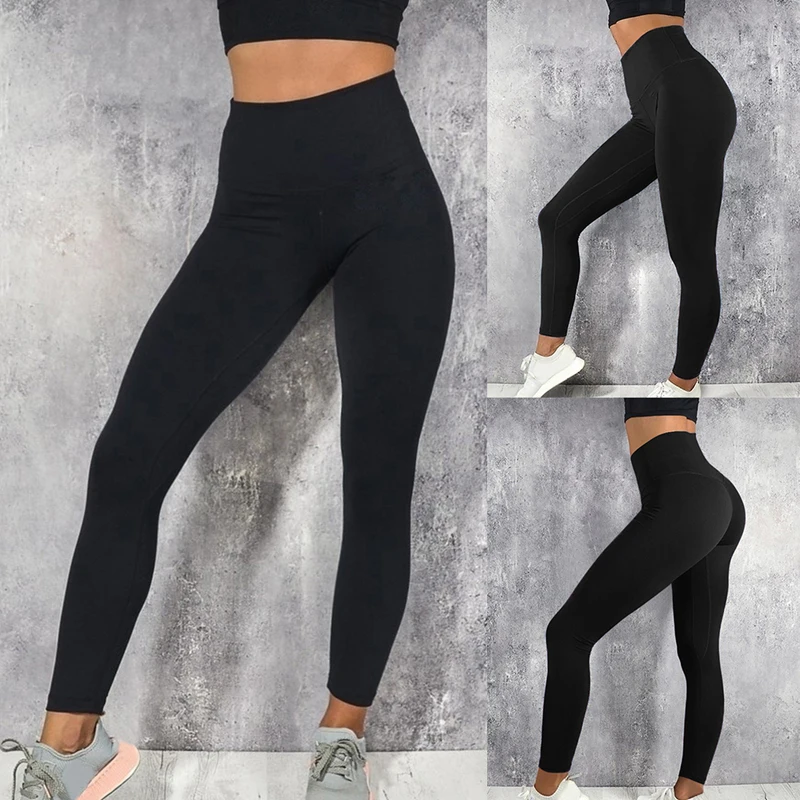 Sexy Fitness Women Gym Leggings Push Up High Waist Pocket Workout Slim Leggins Fashion Casual Mujer Pencil Pants capri leggings