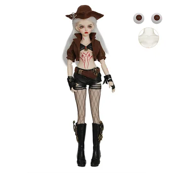 

1/4 Protected Elf BJD Doll Set Makeup Naked Doll Wiht Full Costume And Brown Eyeballs For Children Educational Toys - Fair Skin