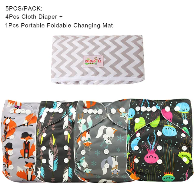 baby changing pad13 Моющиеся Подгузники диваны Lavables Детские Пеленки Обложка Обёрточная бумага с рисунком Детские Пеленальный Детские Тканевые Многоразовые Подгузники - Цвет: baby changing pad13
