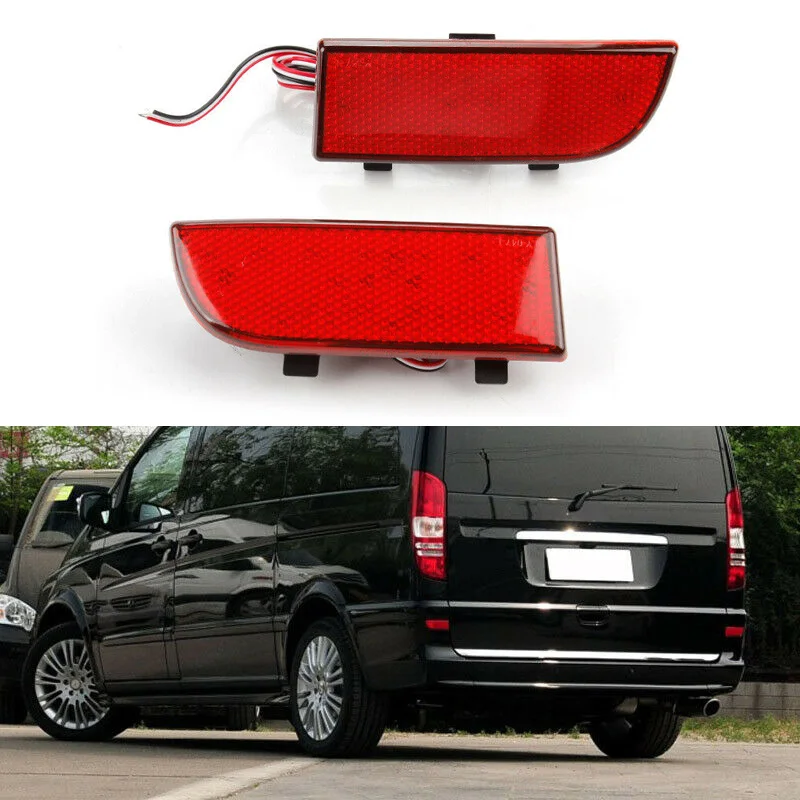 

DC12V 6W 2Pcs original Lamp LED Light Rear Viano Vito Parts Accessories Fit for Mercedes-Benz W639 for Viano Vito 2003-2014