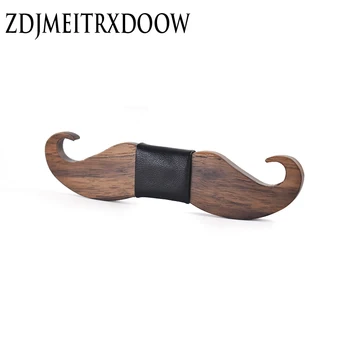 

New design Fashion Geometric Gravata Adult Business Wood Beard Bow tie Mens Party tie Bowties DIY private Cadeau Homme