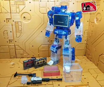 

G1 Transformation Transparent Soundtrack THF-01T THF 01T walkman Two tape MasterPiece MP13 Oversize Alloy Action Figure