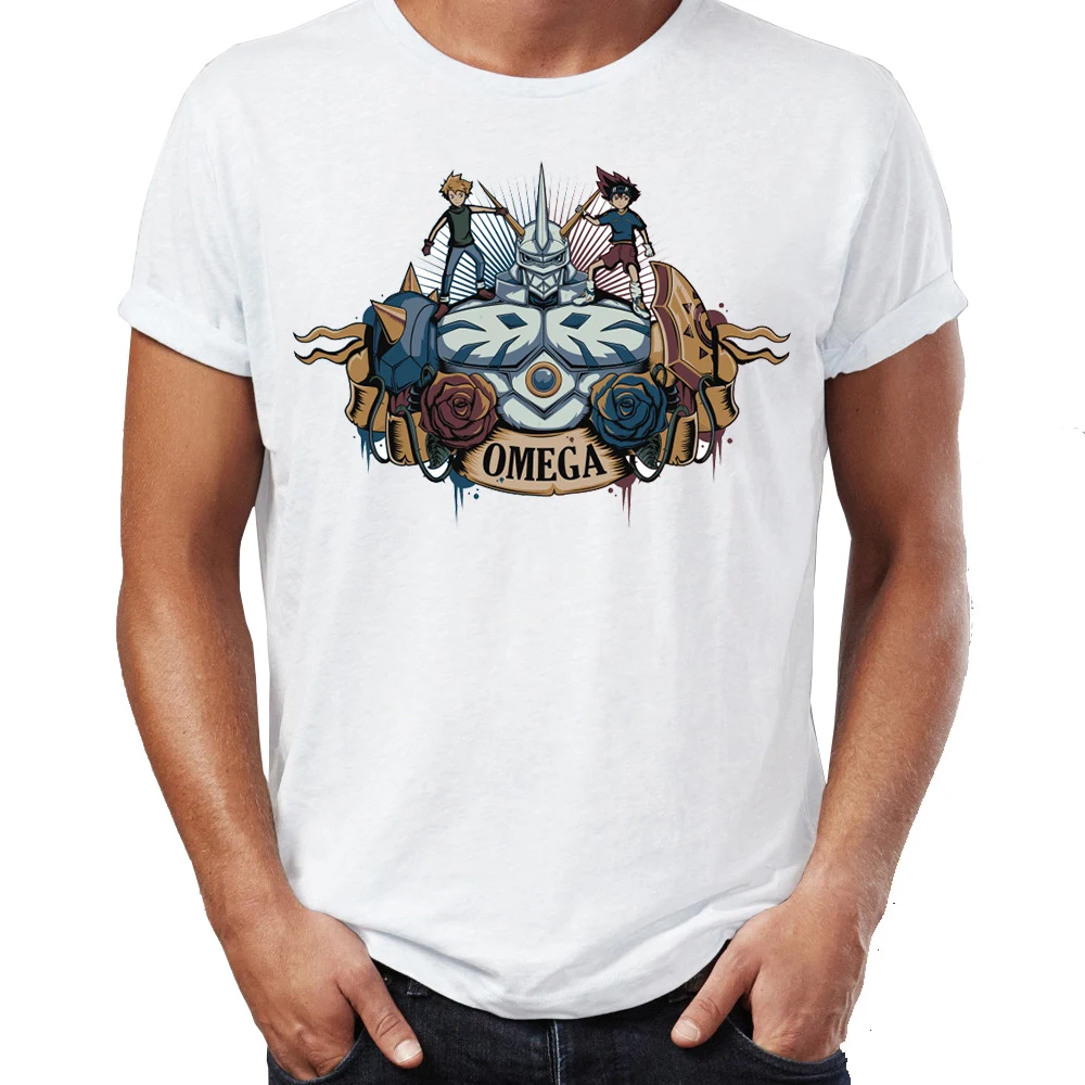 

Men's T Shirt Digimon Omnimon Omega Awesome Artwork Drawing Printed Tee