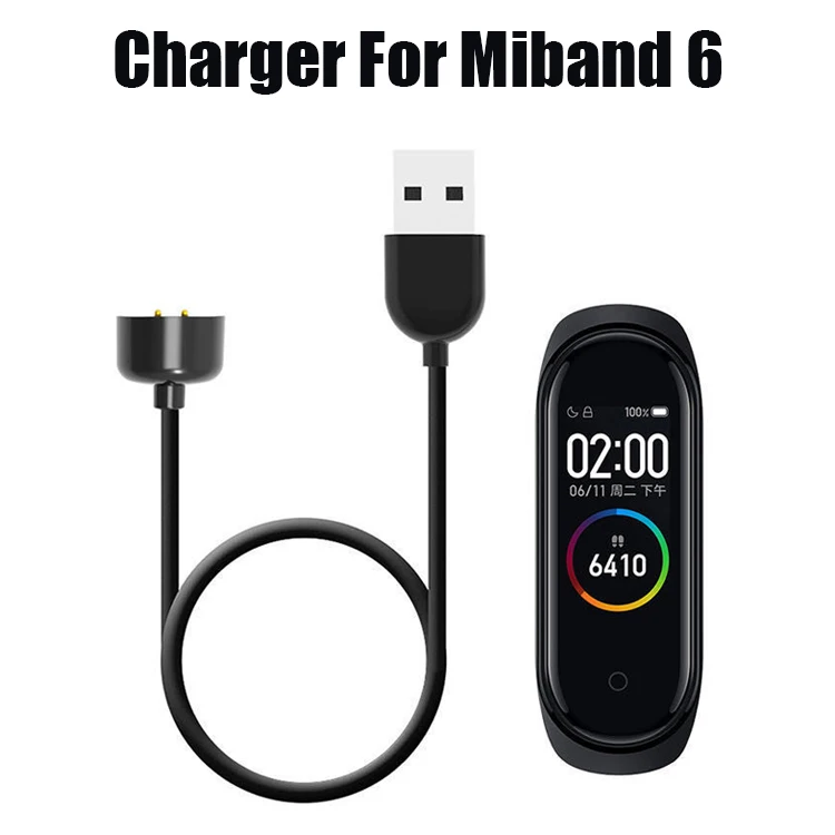 For Xiaomi Mi Band 5 6 Miband 5 6 USB Charger Adapter Smart Wristband Bracelet Mi Band 5 Charging Cable Band6 Charger Data Cable