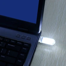 Мини USB Мощность белый/теплый белый 3 светодиодный ночной Светильник смарт-абажур для лампы с металлическим каркаксом белый диск Форма U Портативный брелок