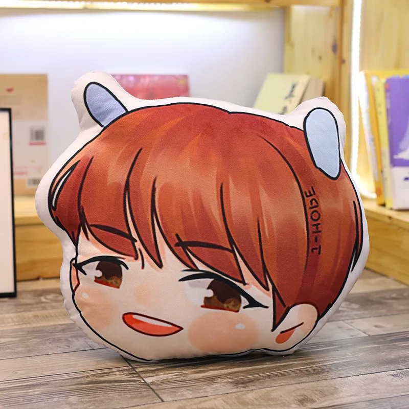 Kawaii BT21 мягкие игрушки-подушки мультфильм Bangtan мальчики куклы «Стич» RM JIN SUGA J-HOPE JIMIN V JUNGKOOK подарок для мальчиков девочек - Цвет: J-HOPE