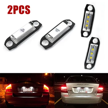 

2Pcs Car License Plate Lights 12V LED Number Lamps Plate Light Tail Light For Volvo S80 Xc90 S40 V60 Xc60 S60 C70 V50 Xc70 V70