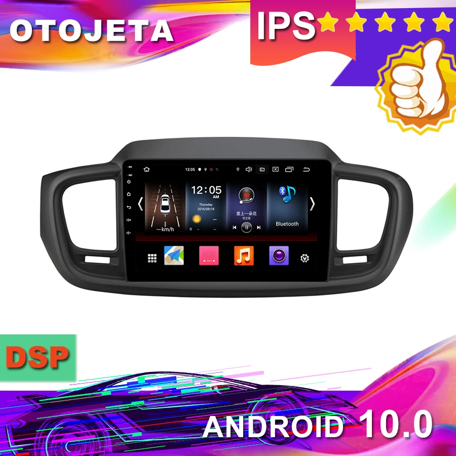 Новое поступление 10,2 дюймов Android 10,0 Автомобильный gps для KIA SORENTO- Автомагнитола Автомобильная Мультимедийная лента рекордер bluetooth навигация