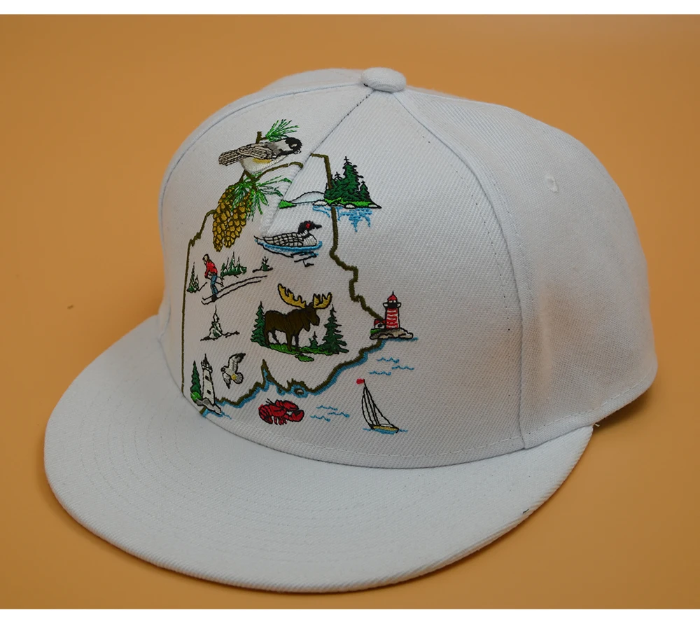 Вышивка хип-хоп шляпа фиолетовый snapback Кепка полиэстер материал маленькое количество как индивидуальный дизайн