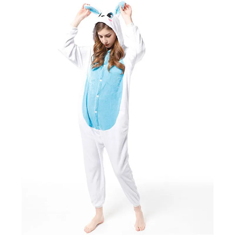 Children Flannel Pajamas Kids Winter Sleepwear Boys Cute Unicorn Stitch Onesies Girls Hooded Pajamas Sets Animal Pyjama Homewear big baby nightgown