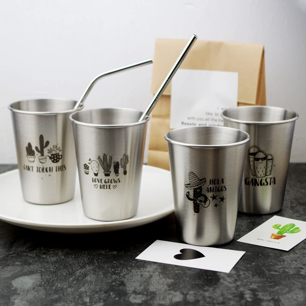 Stainless Steel Mini Cup Mug Drinking Coffee Beer Tumbler Camping Travel Car Stainless Steel Mini Cup Mug Drinking Coffee Beer Tumbler Camping Travel Car