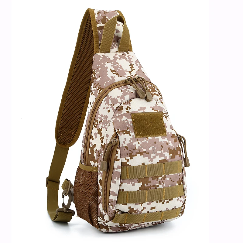 Многоцветный tactical shoulder bags schoudertas camouflage chest bag for men sling pack bandolera hombre phone bag tasjes man crossbody bags - Цвет: Многоцветный