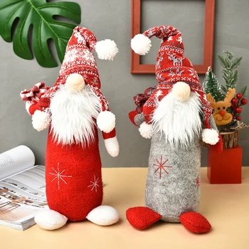 

Standing Posture Faceless Doll Santa Claus Ornaments Christmas Decorations Christmas Supplies Ornaments Santa Claus Ornaments