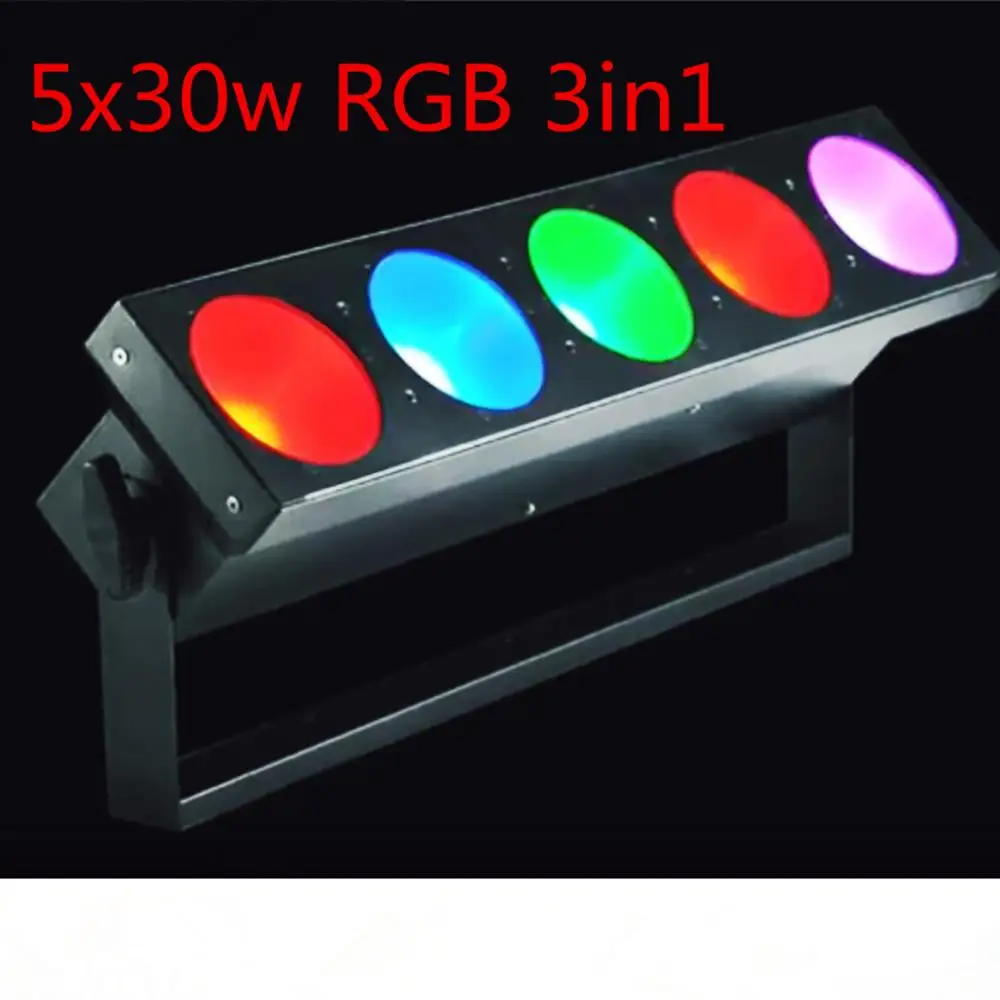 5x30 Вт RGB 3в1 СВЕТОДИОДНЫЙ матричный светильник светодиодный бар DMX512 для мытья на