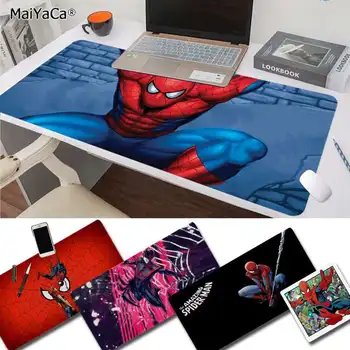 

MaiYaCa Top Quality Marvel Spiderman Unique Desktop Pad Game Mousepad Free Shipping Large Mouse Pad Keyboards Mat