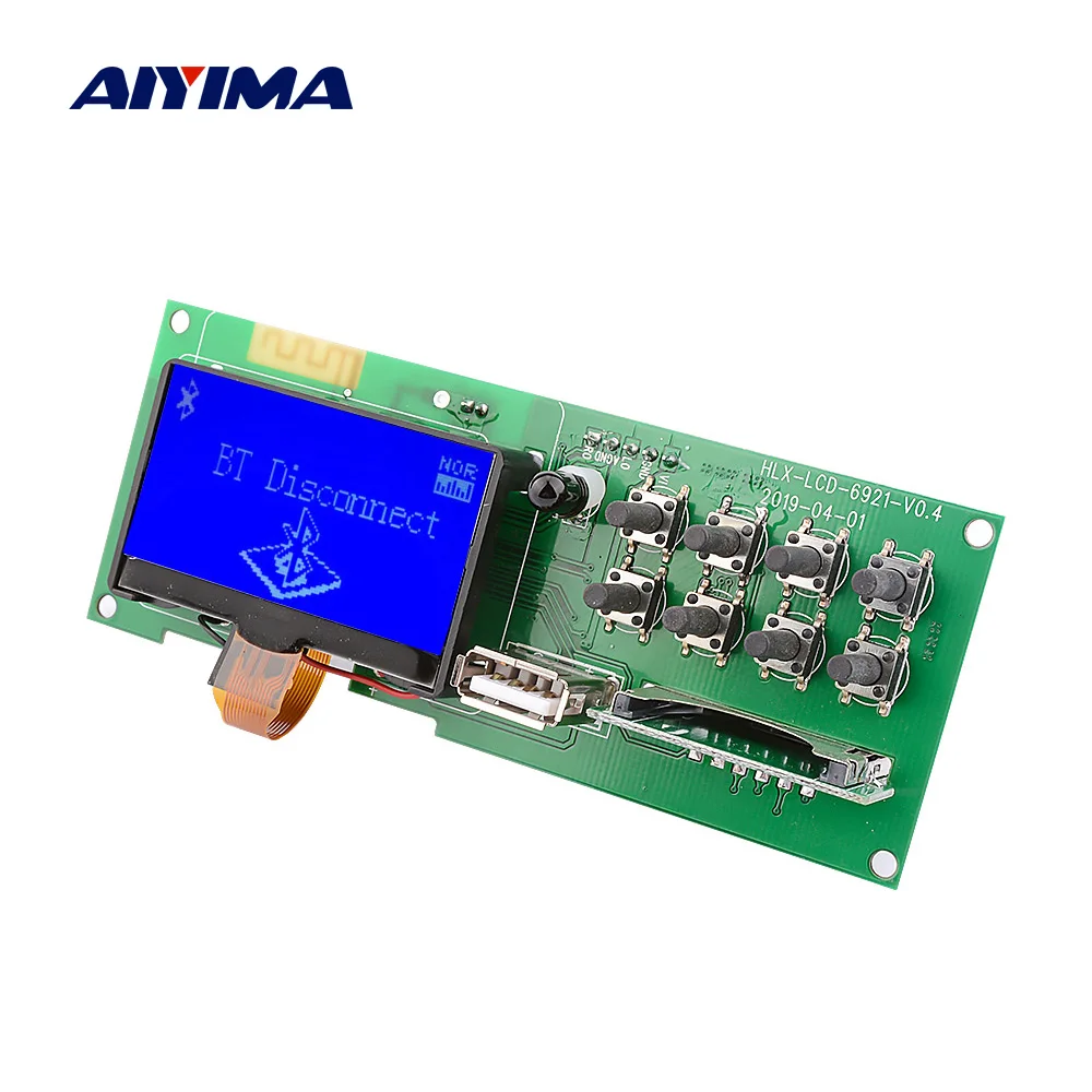 AIYIMA Bluetooth 5 0 MP3 декодер плата поддержка AUX FM радио аудио Музыка декодирование
