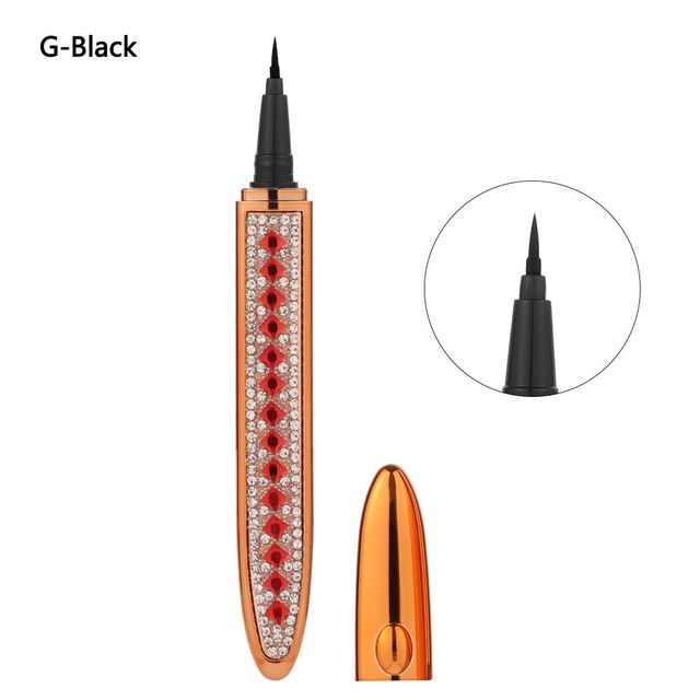 2 In 1 Magic Lash Liner Glue Pen Non Magnetic No Glue Liquid Eyeliner Waterproof Long Lasting Fast Dry Eye Makeup