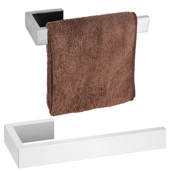 

Accessory Rail Rack Holder Tool Kitchen Hand Towel Stainless Steel Silver