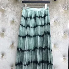 ; сезон весна-лето; женские сапоги больших размеров брендовая Новинка Высокое качество плиссированные юбки B332