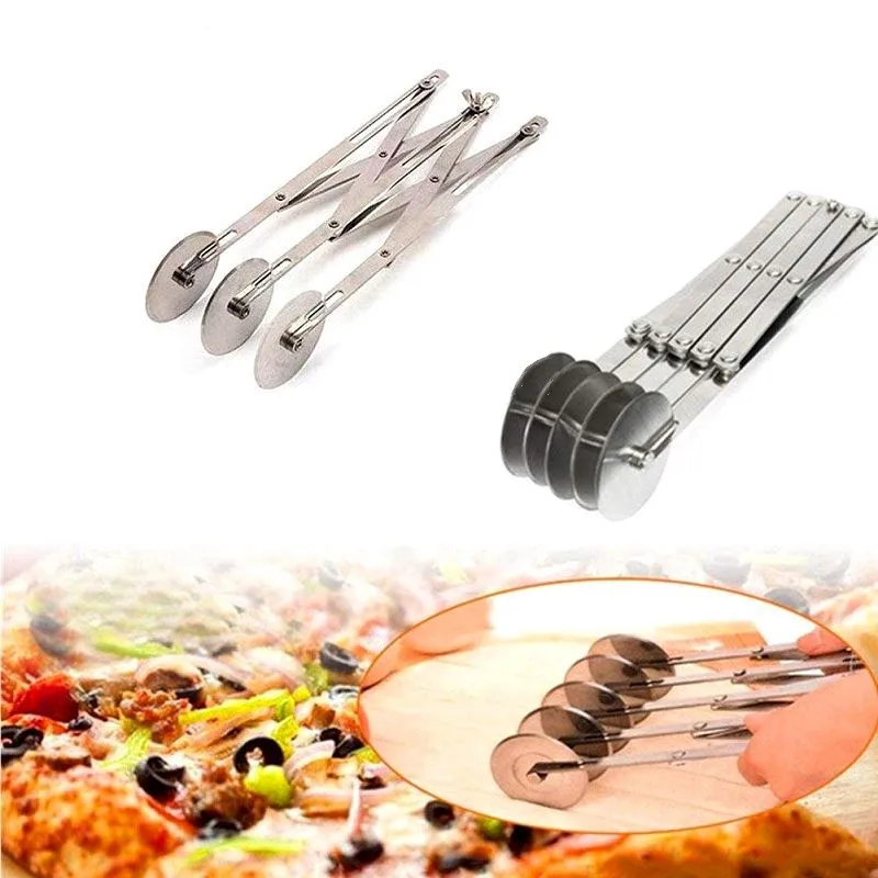 Креативный Регулируемый делитель теста для быстрого резака колесный нож