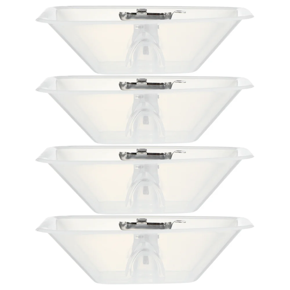 4Pcs Range Hood Oil Cup Range Hood Oil Catcher Square Waste Oil Box for