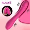 FLXUR Dildo Vibrator for Women Clit Stimulator Soft Silicone G Spot Vagina Vibrator Female Masturbator Adult Sex Toys for Woman 1