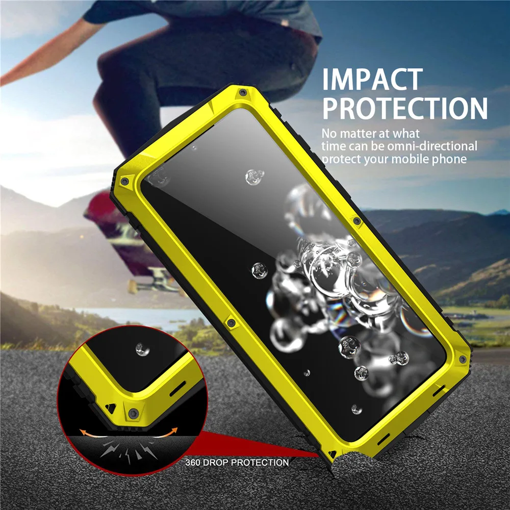 Waterproof IP68 Diving Holder Case For Samsung S20 Ultra Cover Metal Hybrid Armor Shockproof Stand Cases for Samsung S20 Plus Waterproof IP68 Diving Holder Case For Samsung S20 Ultra Cover Metal Hybrid Armor Shockproof Stand Cases for Samsung S20 Plus