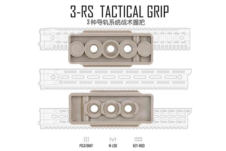 KEYMOD& MLOK Rail тактическая рукоятка для принадлежности для охоты, оружие, стрельба нейлоновая ручка Запчасти для страйкбола