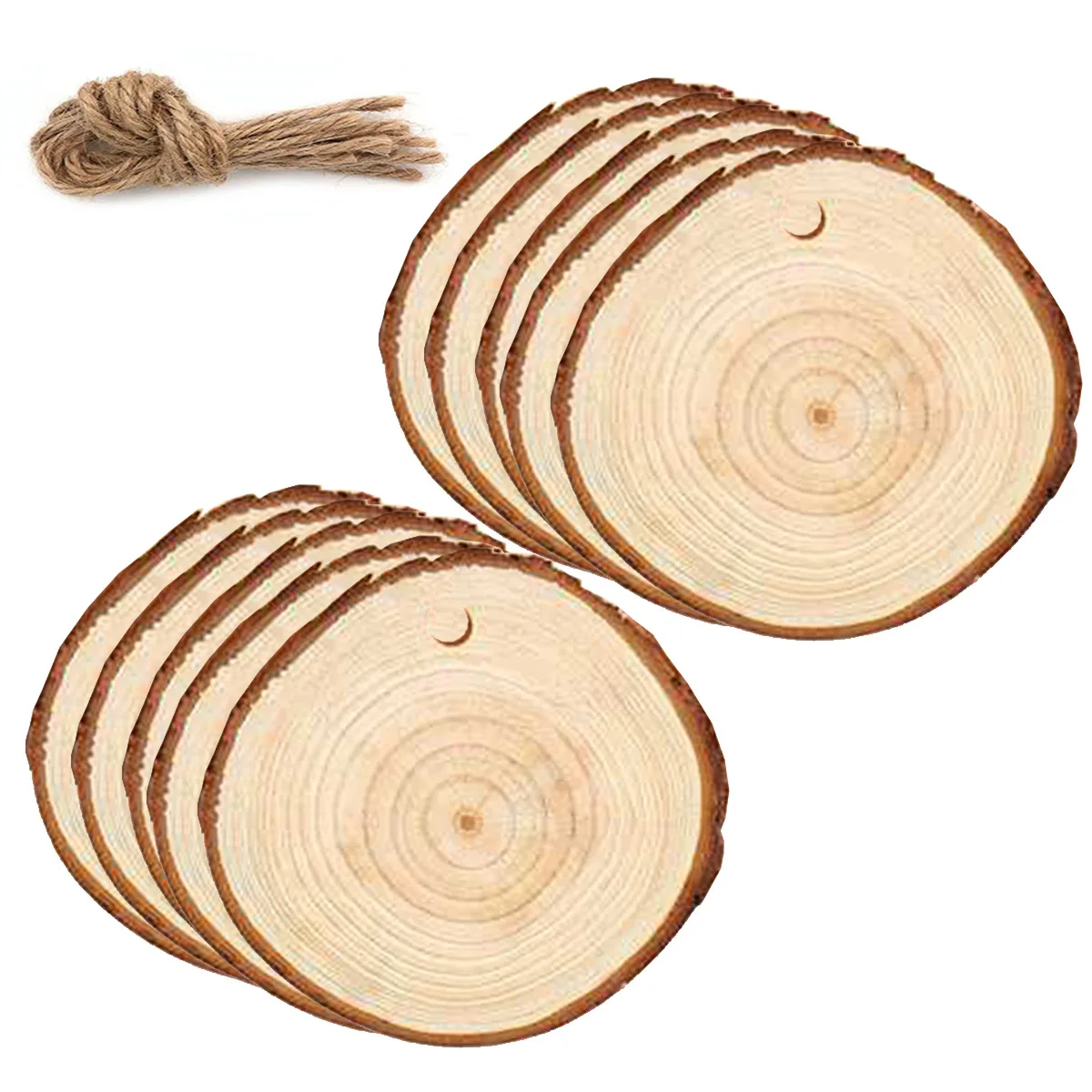 Натуральный Деревянный чип Сосновая основа ручной работы TreeBark диски для бревен