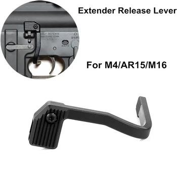 

Tactical Extender Release Lever For M4 AR15 M16 Enhanced Bad Lever Ambidextrous Mount-On Side Plate 5.56/223