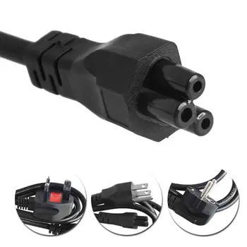 

1.5M AC Power Cord C5 Power Extension Cable Adapter for Notebook Laptop PC Computer Monitor Devices Accessories UK/US/EU Plug