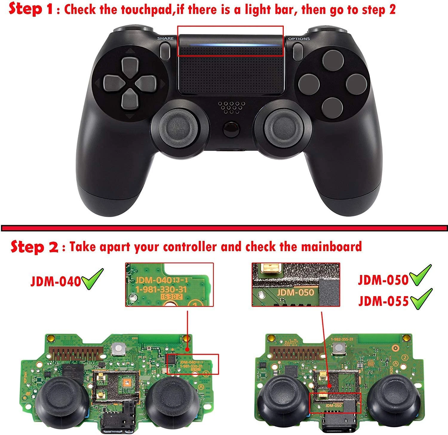 Flexível para Ps4 Clicky Personalizado Flashshot Cabelo Trigger Stop Kit Cabo Magro Pro Controlador Jdm-040 - 050 055 - Image 2