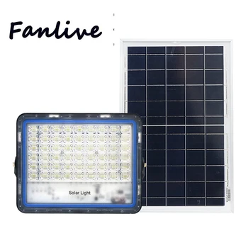 

6pcs 100W 180W 220W 300W Solar Flood Lights Outdoor Garden Security Lamp Lights Remote Light Control