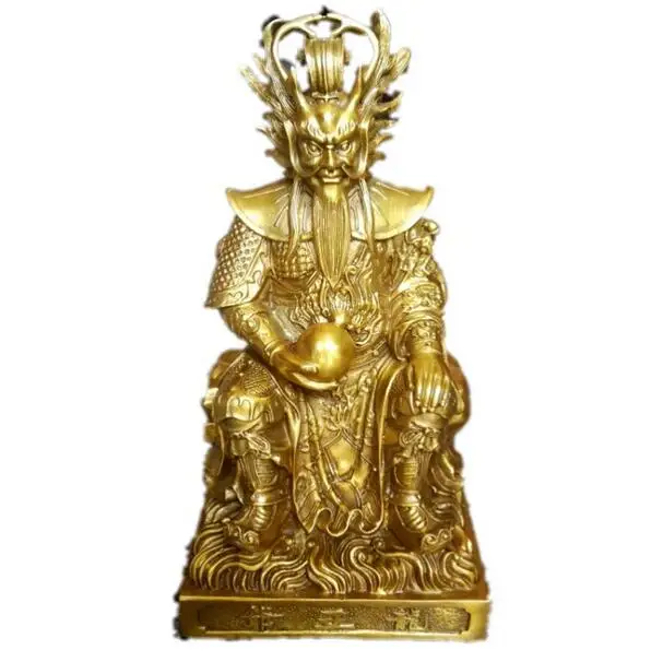 

Pure copper Donghai Dragon King statue Feng Shui crafts Decoration