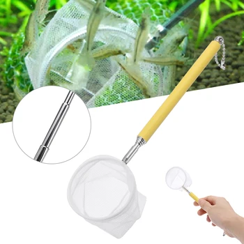 

1pc 3D Shrimp Net 5cm Square Round Shape 3D Aquarium Small Fish Catching Shrimp Nets For Home Supplies