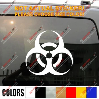 

Biohazard Warning Sign Car Decal Sticker pick size color die cut no background