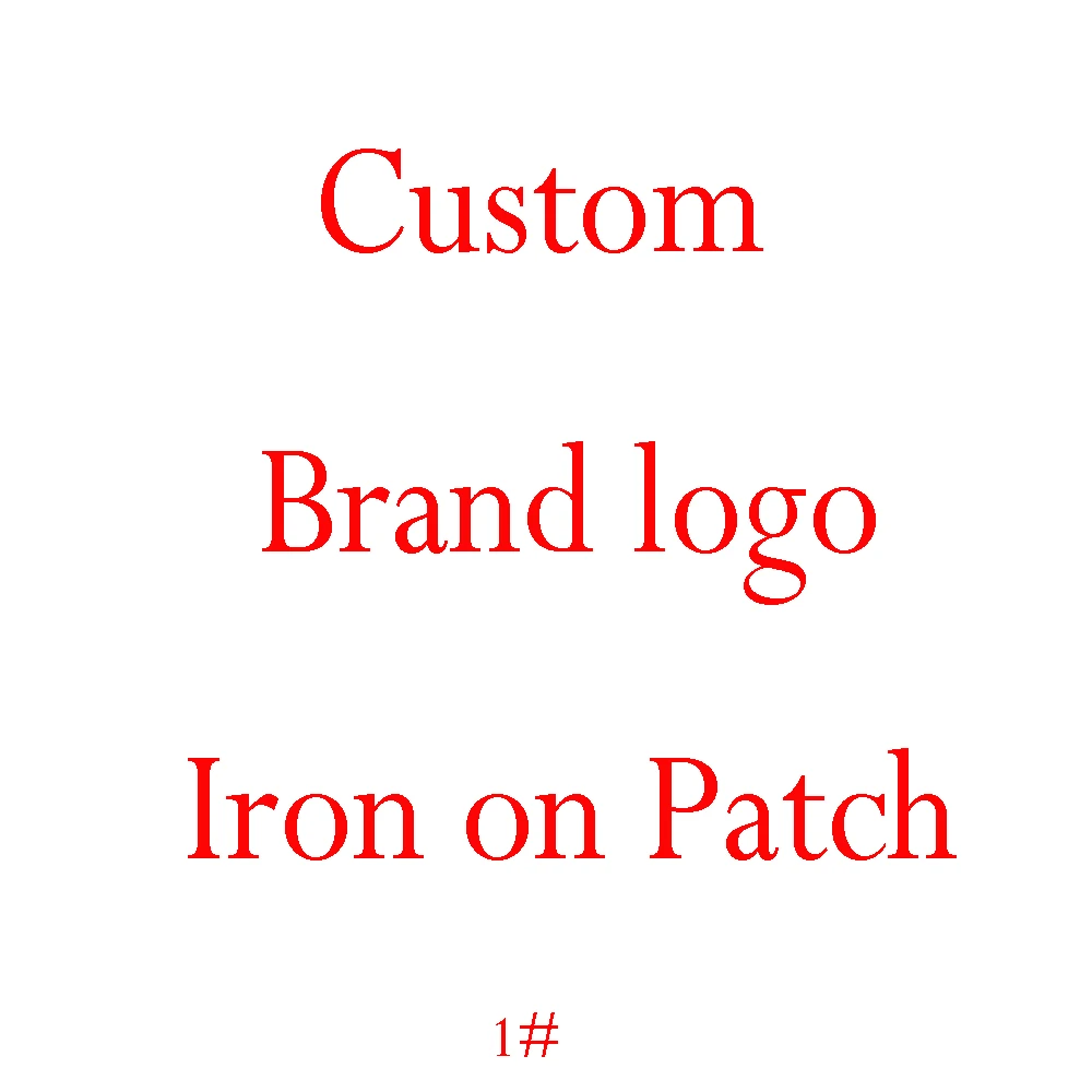 

Custom Brand Pathes Hot fix Applique logo Iron On Patch Fashion Sticker DIY Decoration