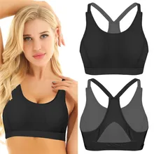 Женский бюстгальтер с u-образным вырезом и бретельками, открытая спина, средняя поддержка, мягкий бюстгальтер для йоги, спортзала, повседневной жизни, спортивный бюстгальтер, топы, женское Спортивное нижнее белье