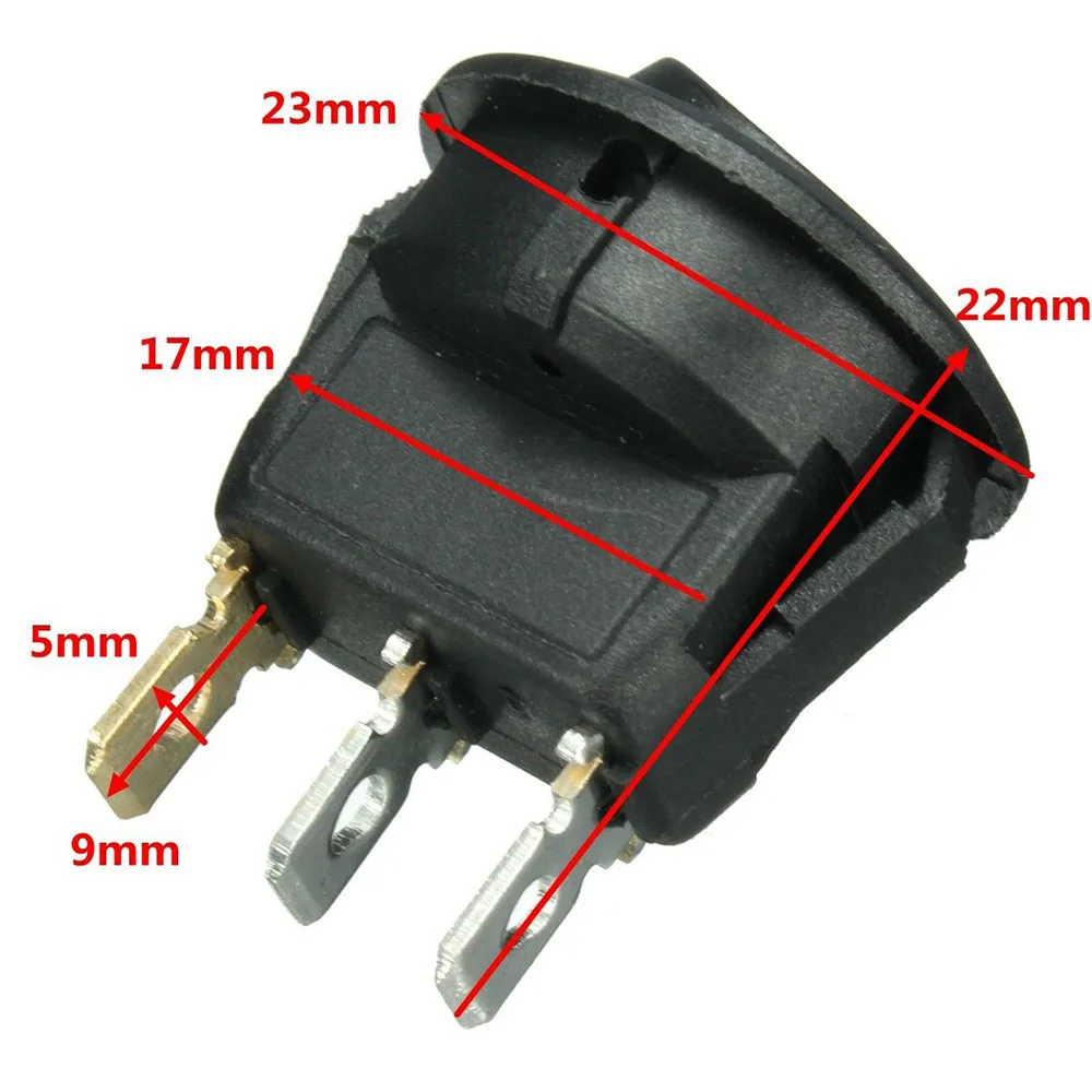 1 Pcs Rocker ON/OFF Switch For Parking Reversing Reverse Sensor Illuminated Round 12V 20A 30mm*20mm*20mm 1 Pcs Rocker ON/OFF Switch For Parking Reversing Reverse Sensor Illuminated Round 12V 20A 30mm*20mm*20mm