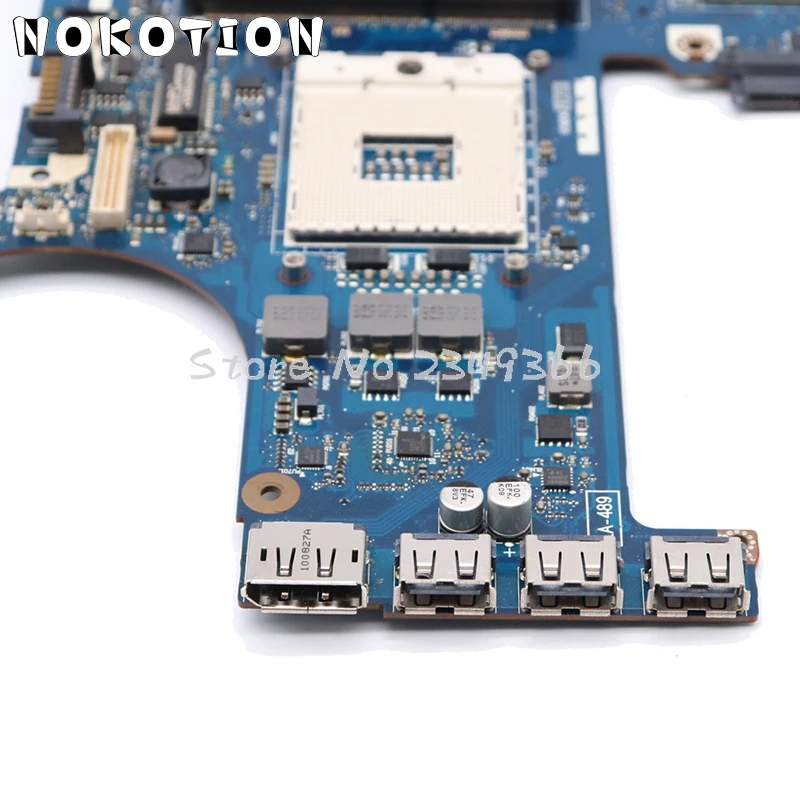 NOKOTION KEL00 LA-4892P 593842-001 основная плата для hp Probook 6440B 6540B материнская плата для ноутбука HM57 UMA DDR3 Бесплатный процессор